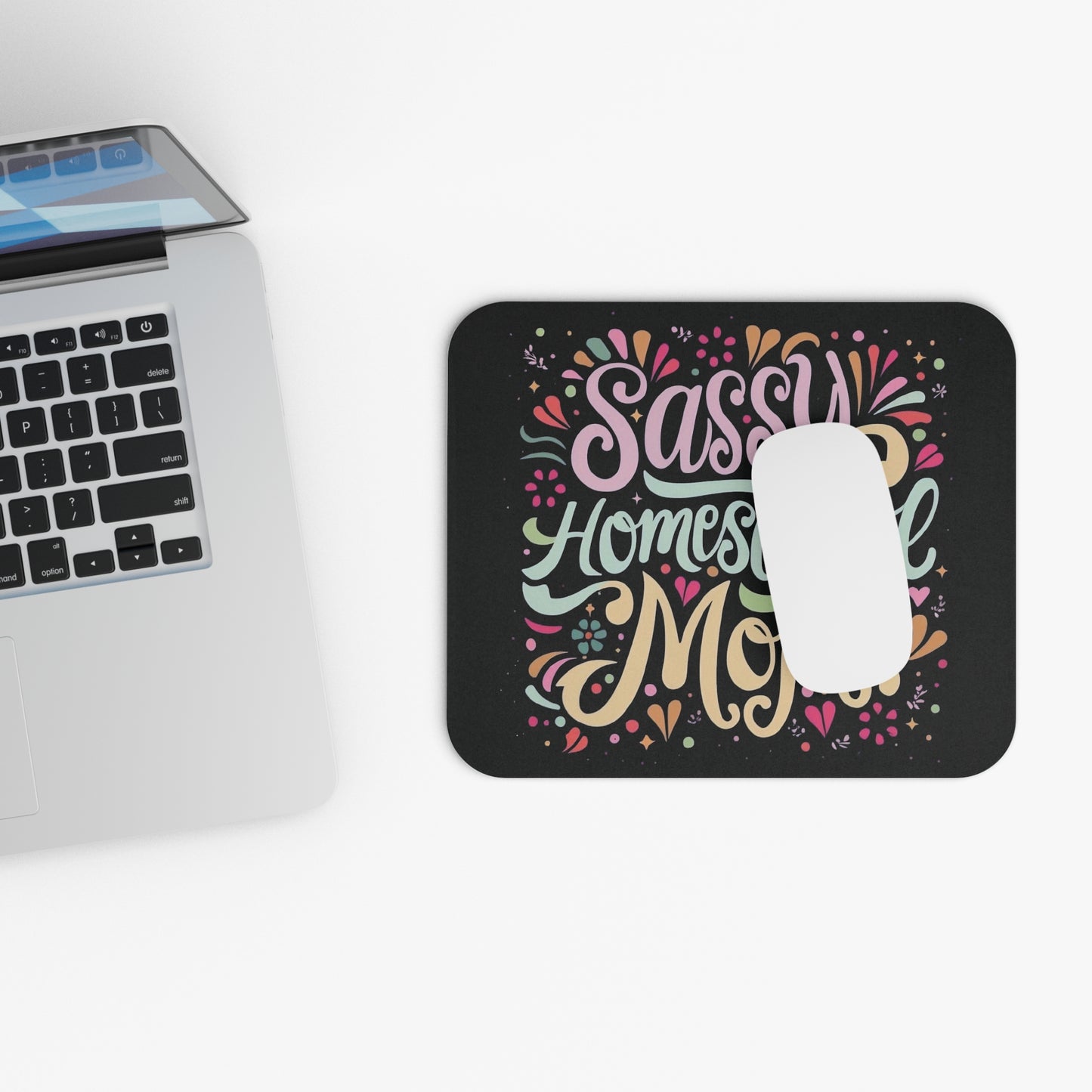 Homeschool Mom Mouse Pad - "Sassy Homeschool Mom"