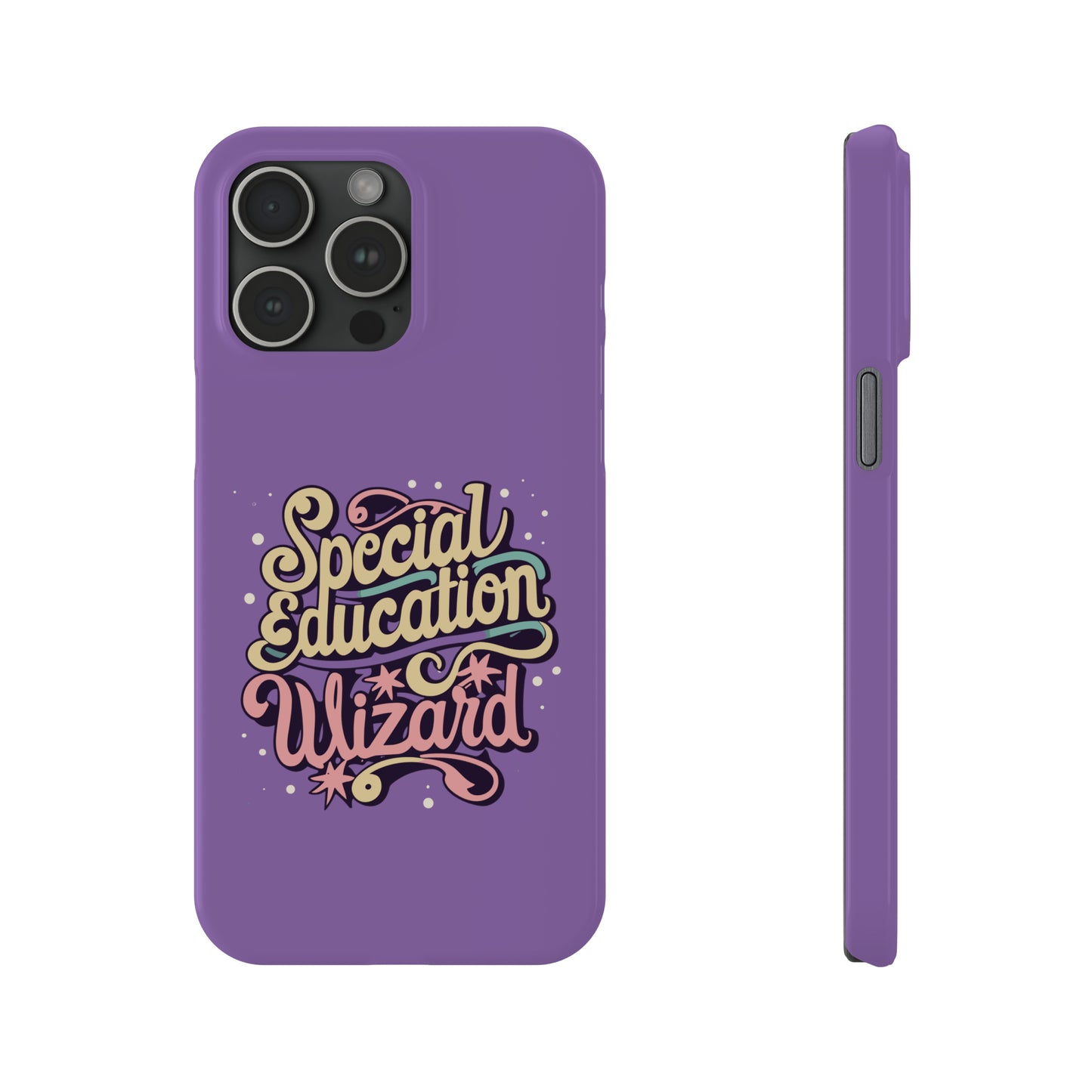 Special Ed Teacher Slim Phone Case - "Special Education Wizard"