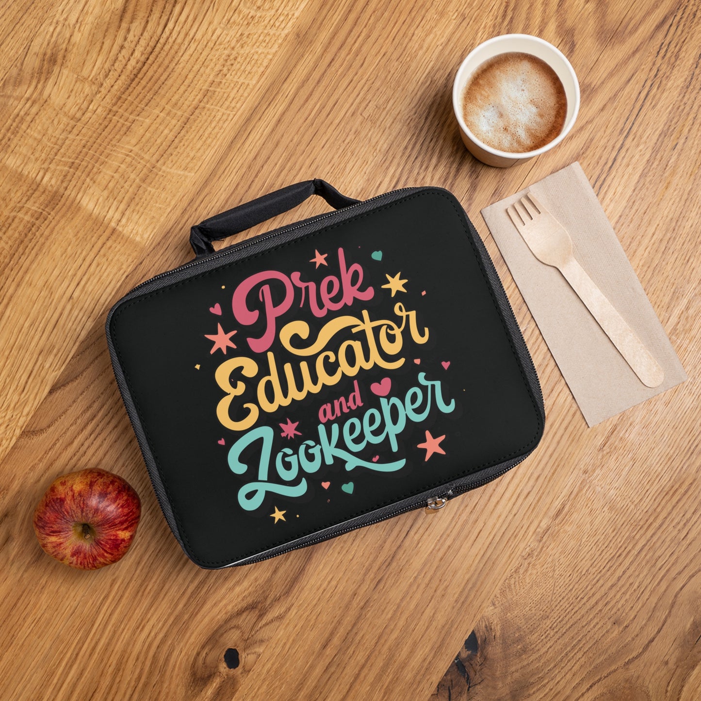 PreK Teacher Lunch Bag - "PreK Educator and Zookeeper"