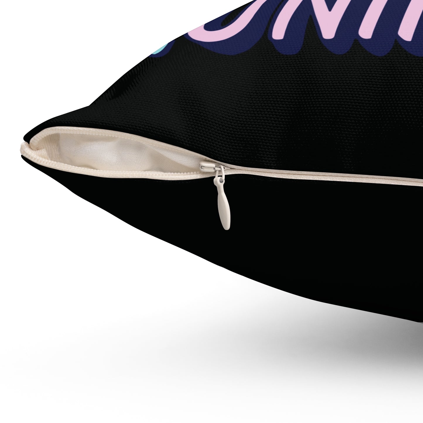 Homeschool Mom Square Pillow - "Homeschool Where Pajamas are the New Uniform"