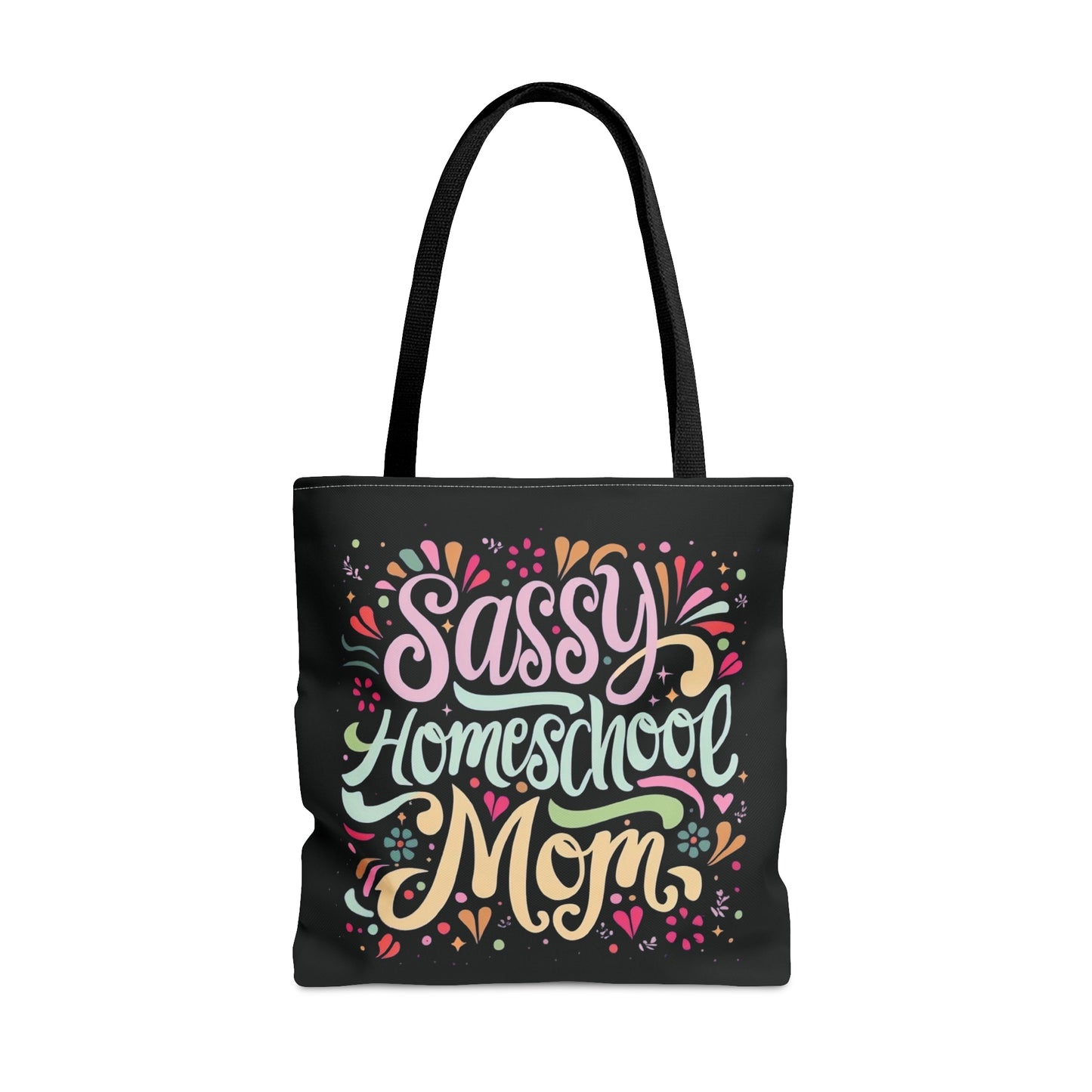 Homeschool Mom Tote Bag -"Sassy Homeschool Mom"