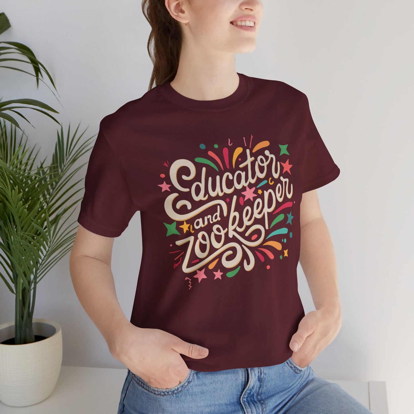 Copy of Teacher T-shirt - "Educator and Zookeeper"