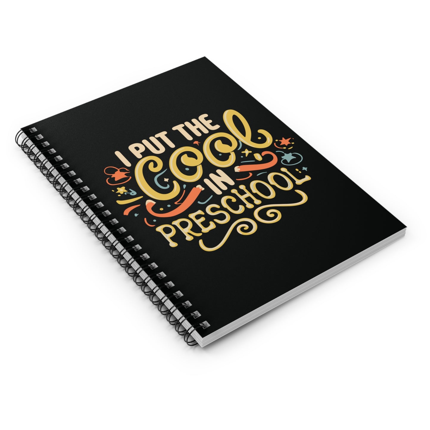 PreK Teacher Spiral Notebook - "I Put the Cool in Preschool"