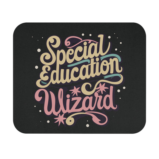 Special Ed Teacher Mouse Pad - "Special Education Wizard"