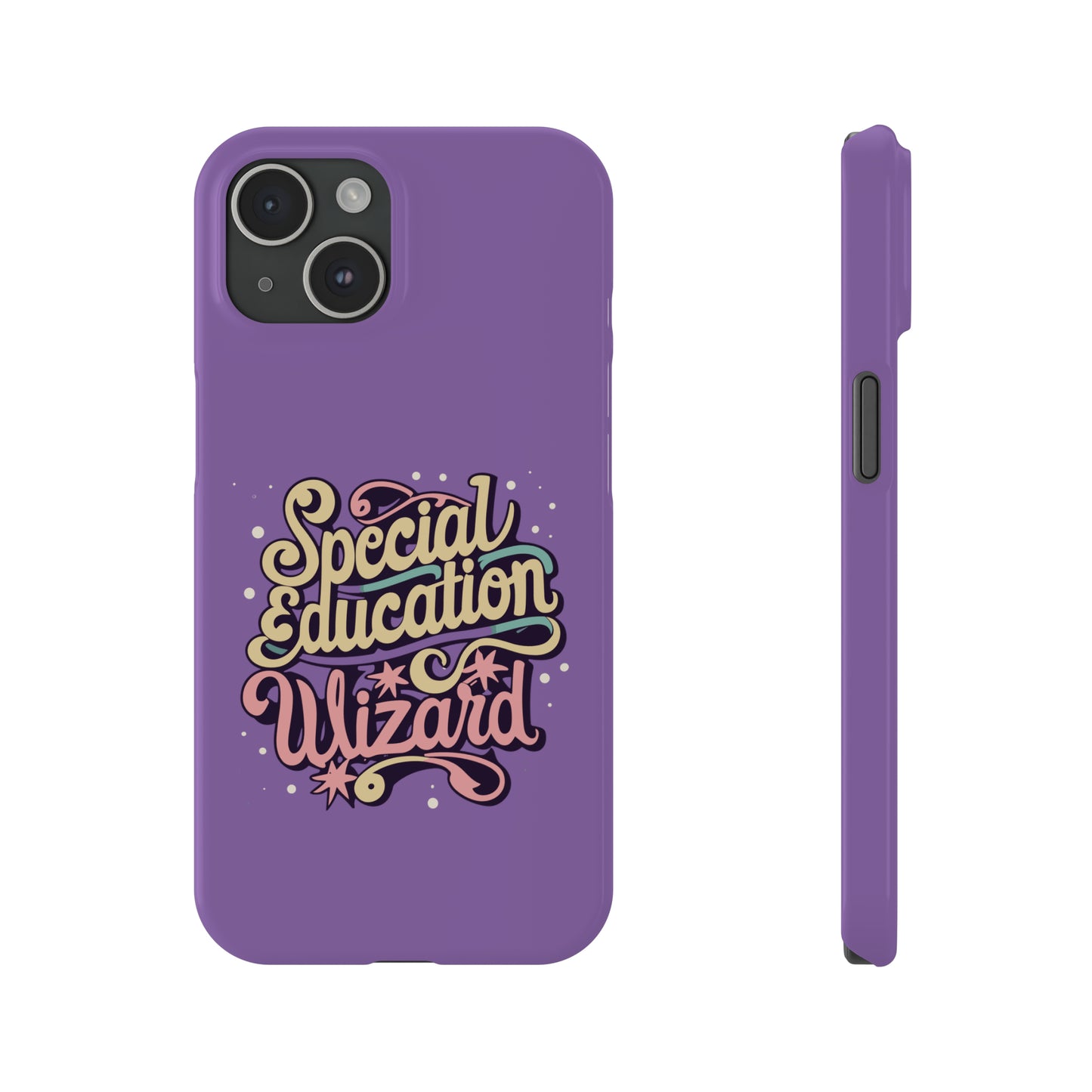 Special Ed Teacher Slim Phone Case - "Special Education Wizard"