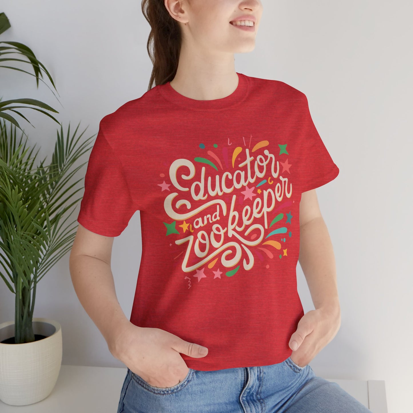 Copy of Teacher T-shirt - "Educator and Zookeeper"