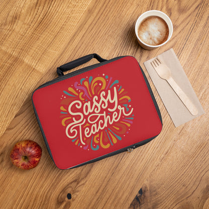 Teacher Lunch Bag - "Sassy Teacher"