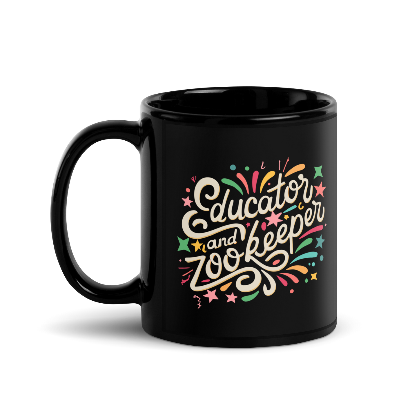 Teacher Coffee Mug - "Educator and Zookeeper"