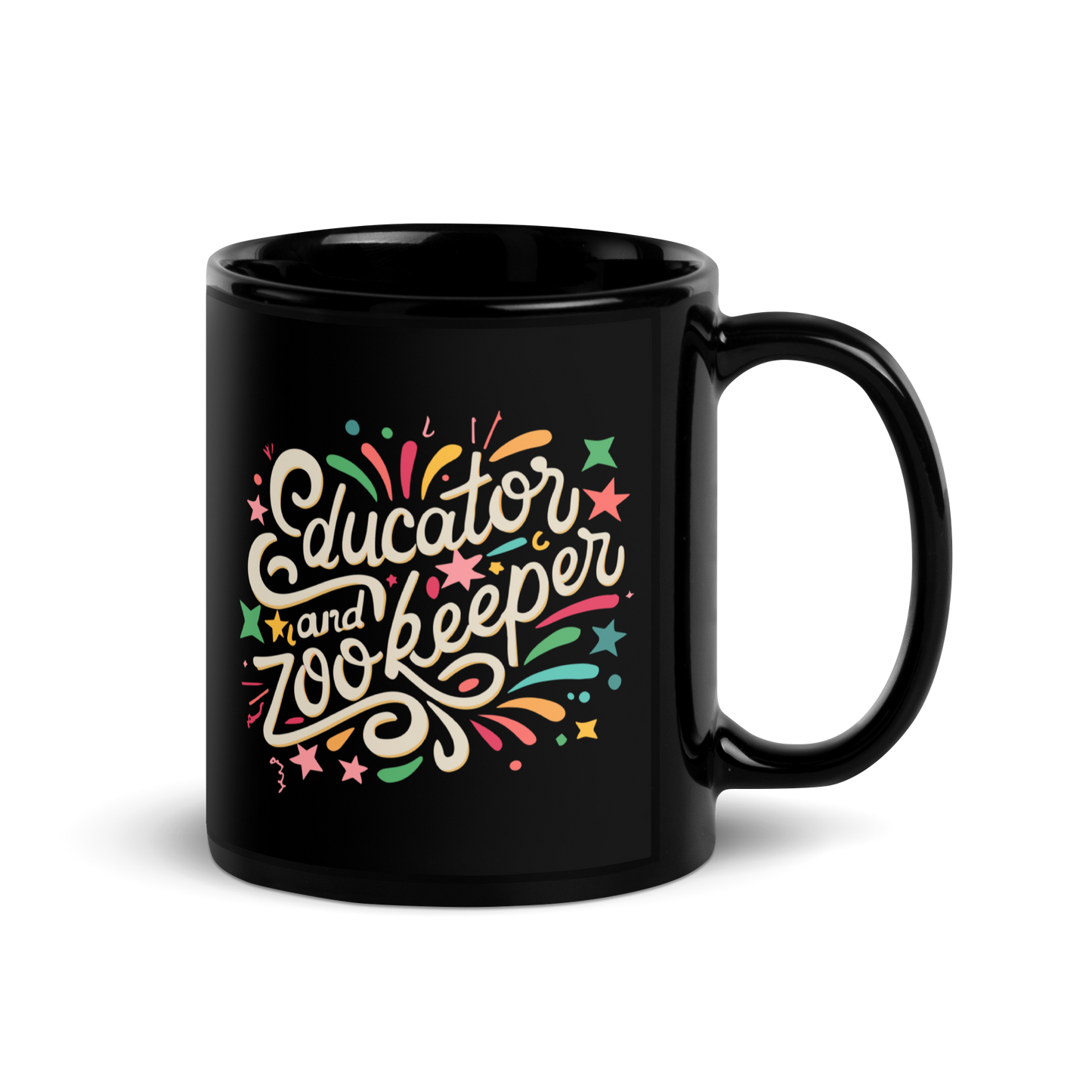 Teacher Coffee Mug - "Educator and Zookeeper"