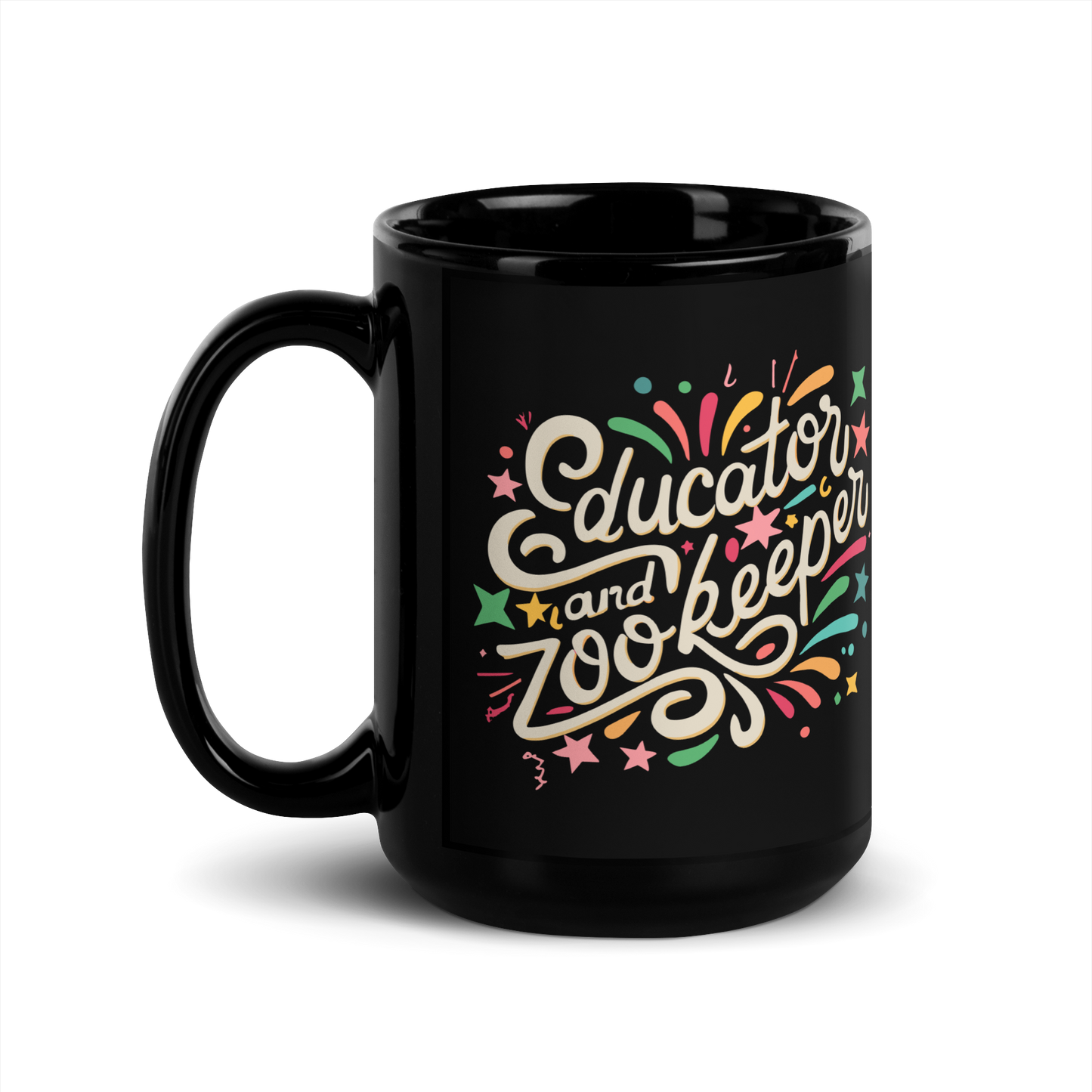 Teacher Coffee Mug - "Educator and Zookeeper"