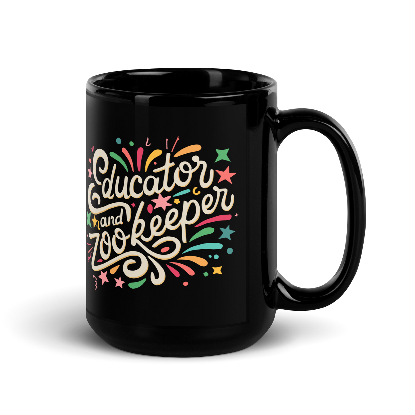 Teacher Coffee Mug - "Educator and Zookeeper"